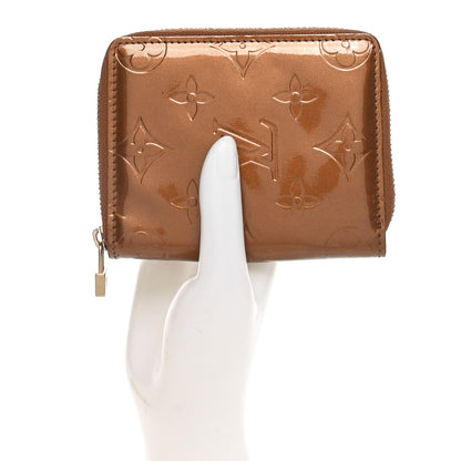 Louis Vuitton Vernis Broome Zip Wallet Bronze 2 of 7