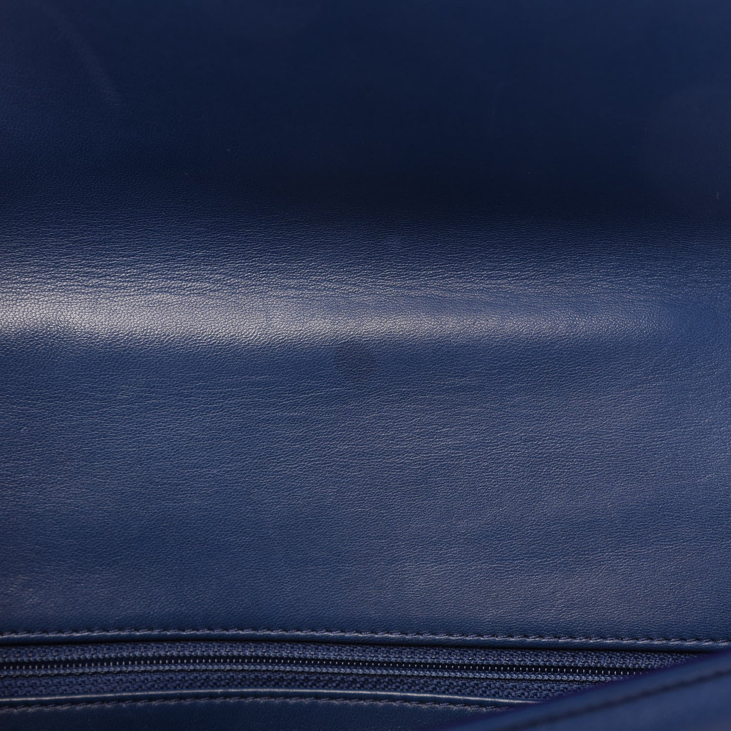 Chanel Lambskin Small Carry Chic Flap Blue 11 of 11