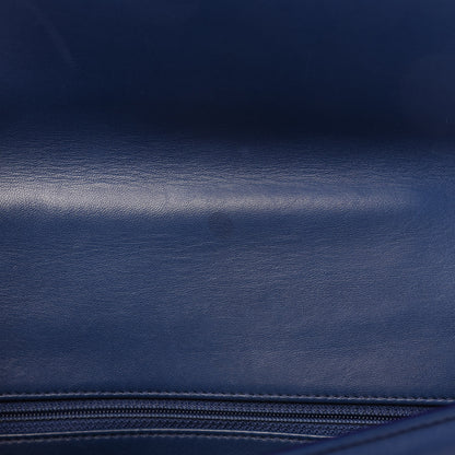 Chanel Lambskin Small Carry Chic Flap Blue 11 of 11