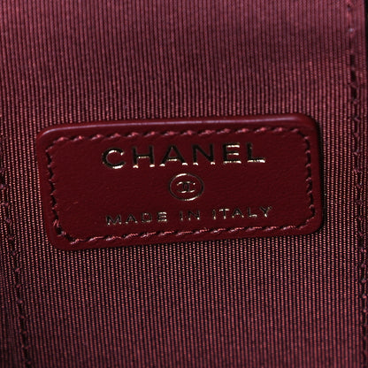 Chanel Calfskin Quilted Mini Perfect Fit Vanity Case With Chain Black 8 of 9