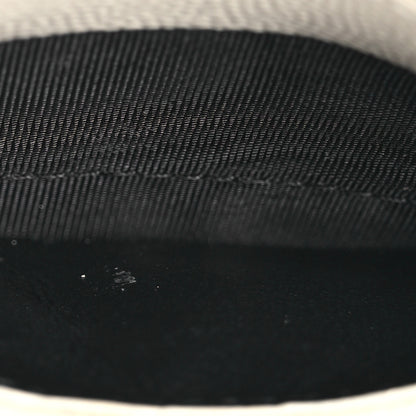 Saint Laurent Grain De Poudre Matelasse Chevron Monogram Credit Card Case Crema Soft 5 of 16