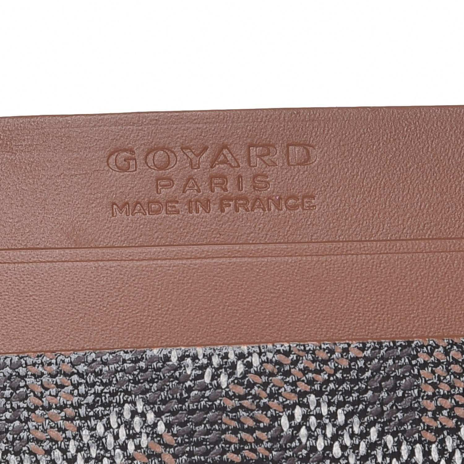Goyard Goyardine Saint Sulpice Card Holder Black Gold 5 of 8