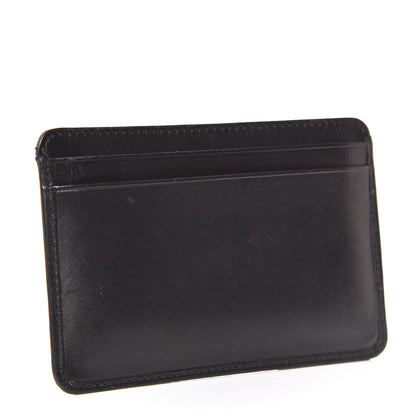 Chanel Calfskin Quilted Cambon Card Holder Black White 3 of 9
