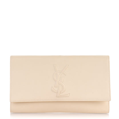 Saint Laurent Goatskin Large Belle De Jour Clutch 1 of 7