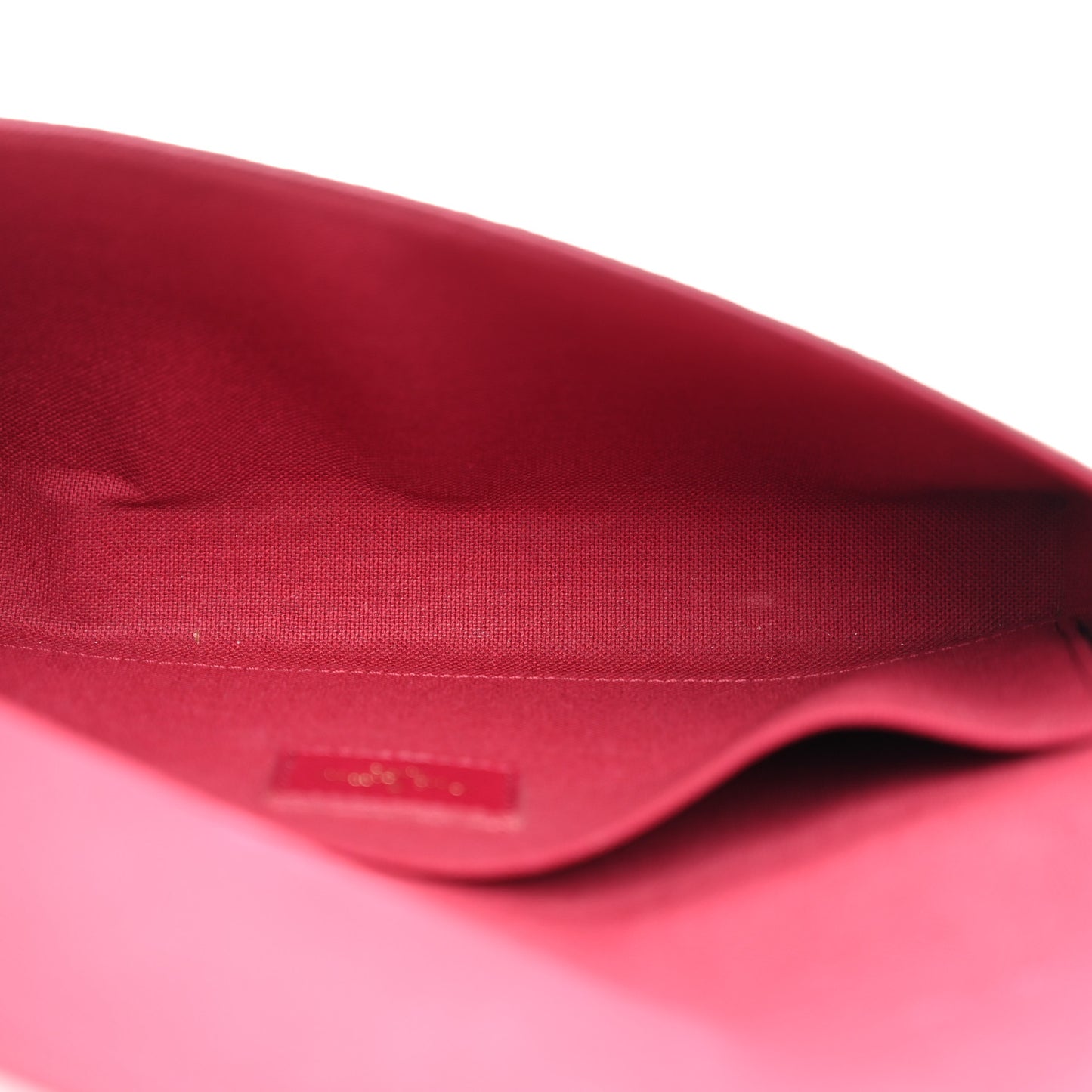 Monogram Pochette Felicie Chain Wallet Fuchsia