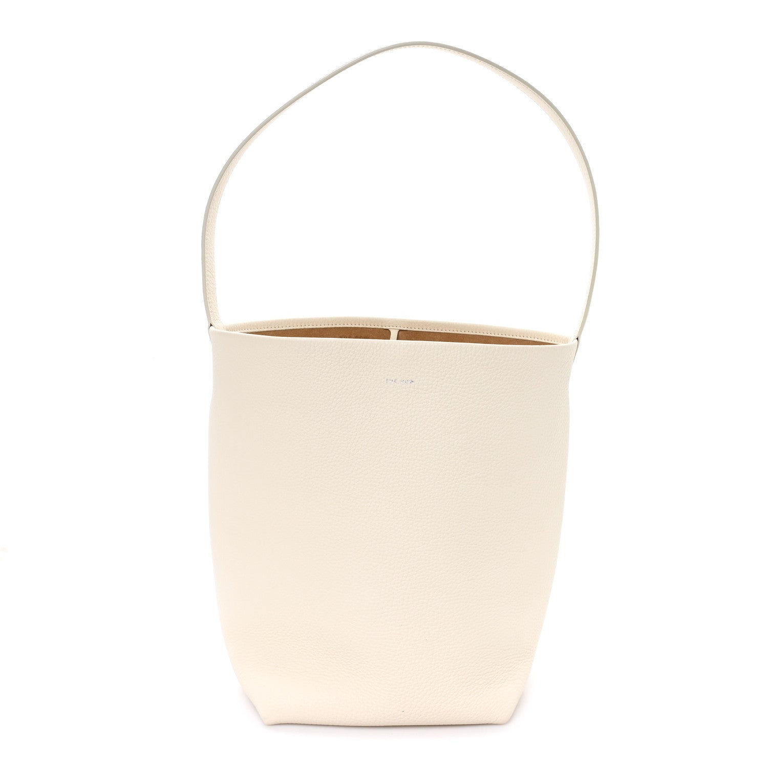 The Row Grained Calfskin Medium N/S Park Tote Ivory 1 of 9