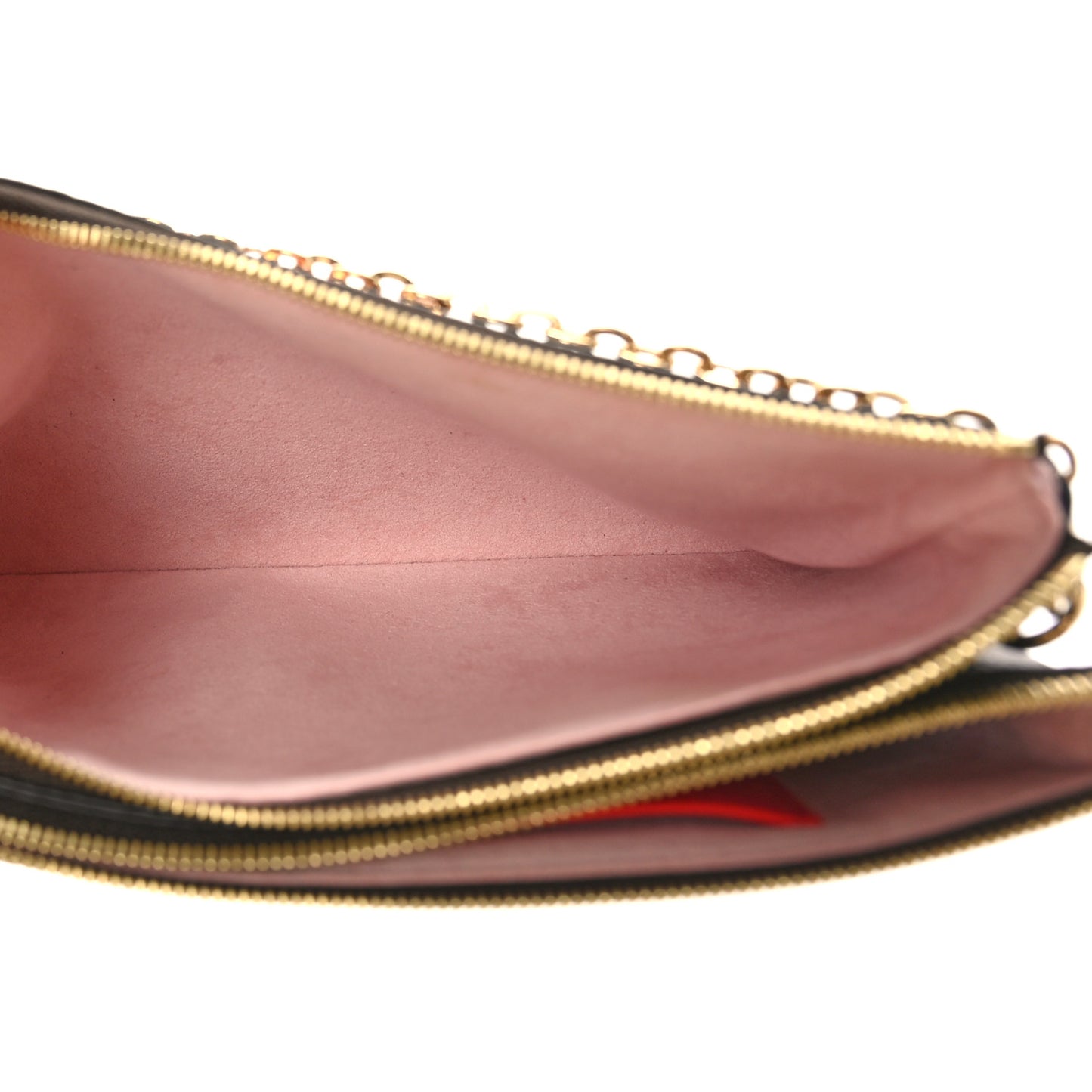 Monogram Blooming Flowers Double Zip Pochette