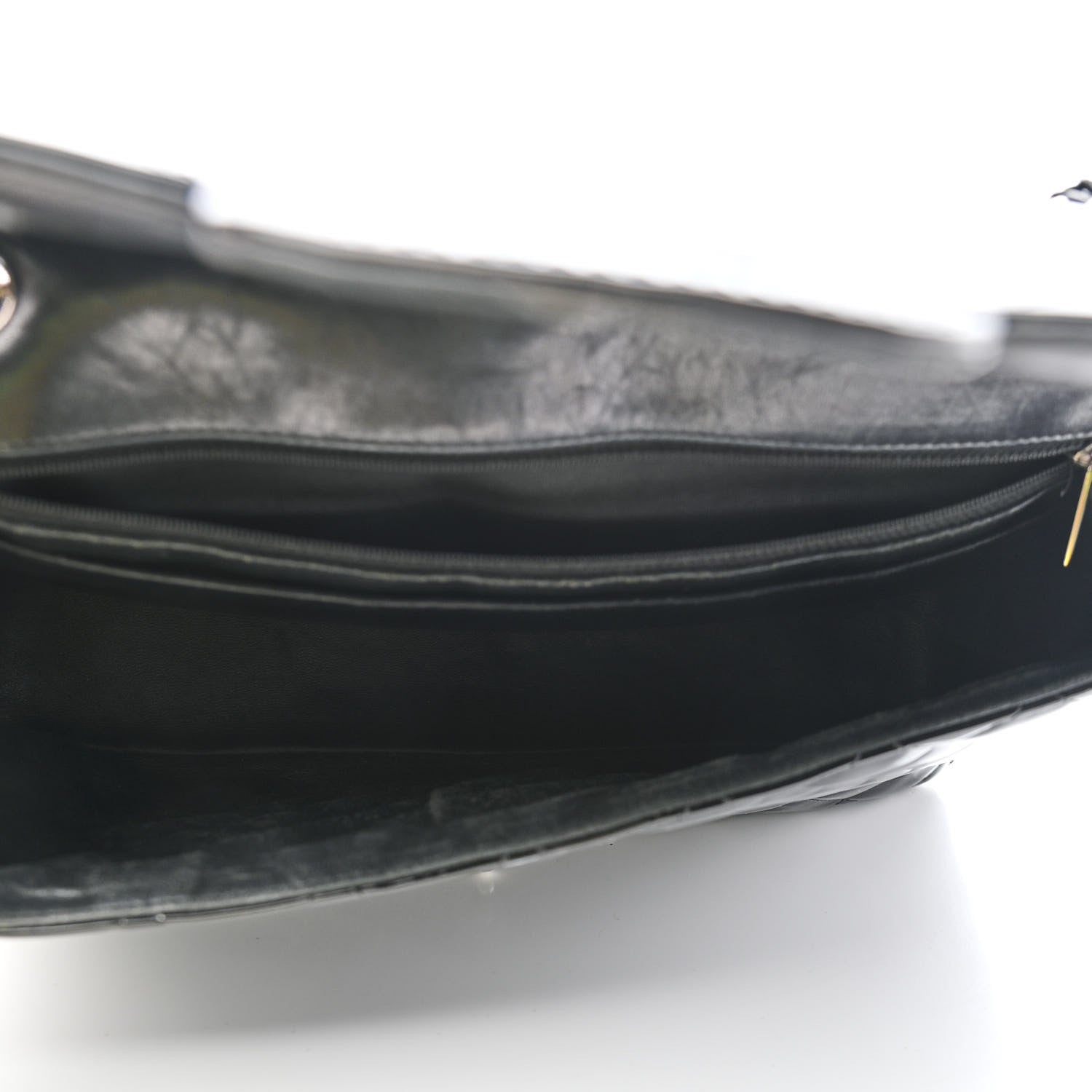 Chanel Patent Quilted Maxi Single Flap Black 5 of 11