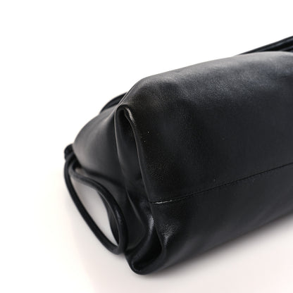 Bottega Veneta Lambskin BV Trine Clutch Black 7 of 8