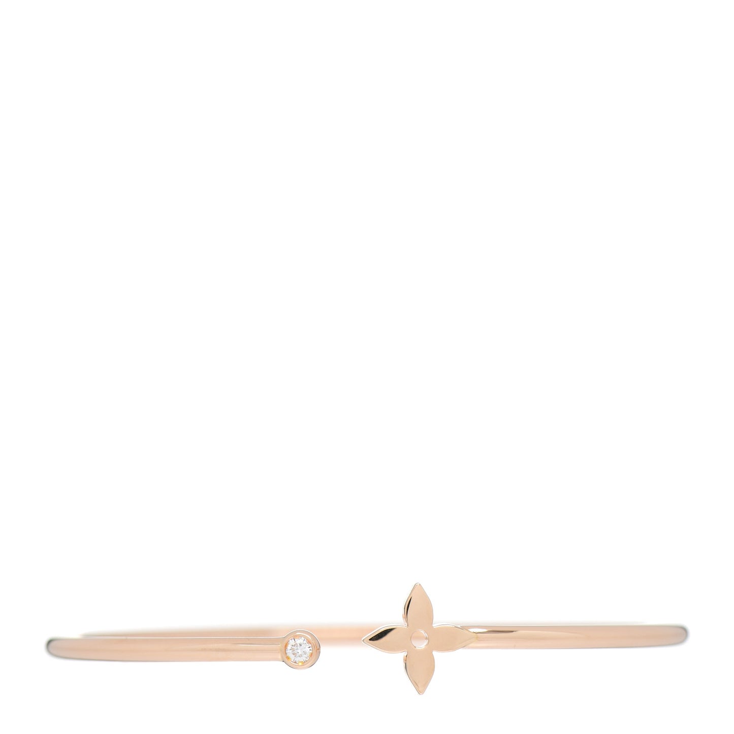 18K Pink Gold Diamond Idylle Blossom Twist Bracelet
