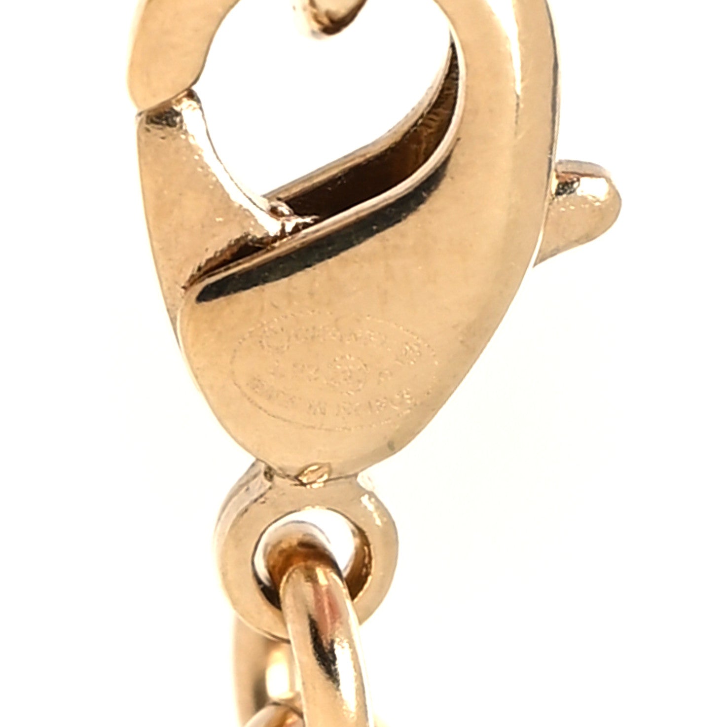 Chanel Metal Crystal CC Cross Pendant Necklace Gold 5 of 5