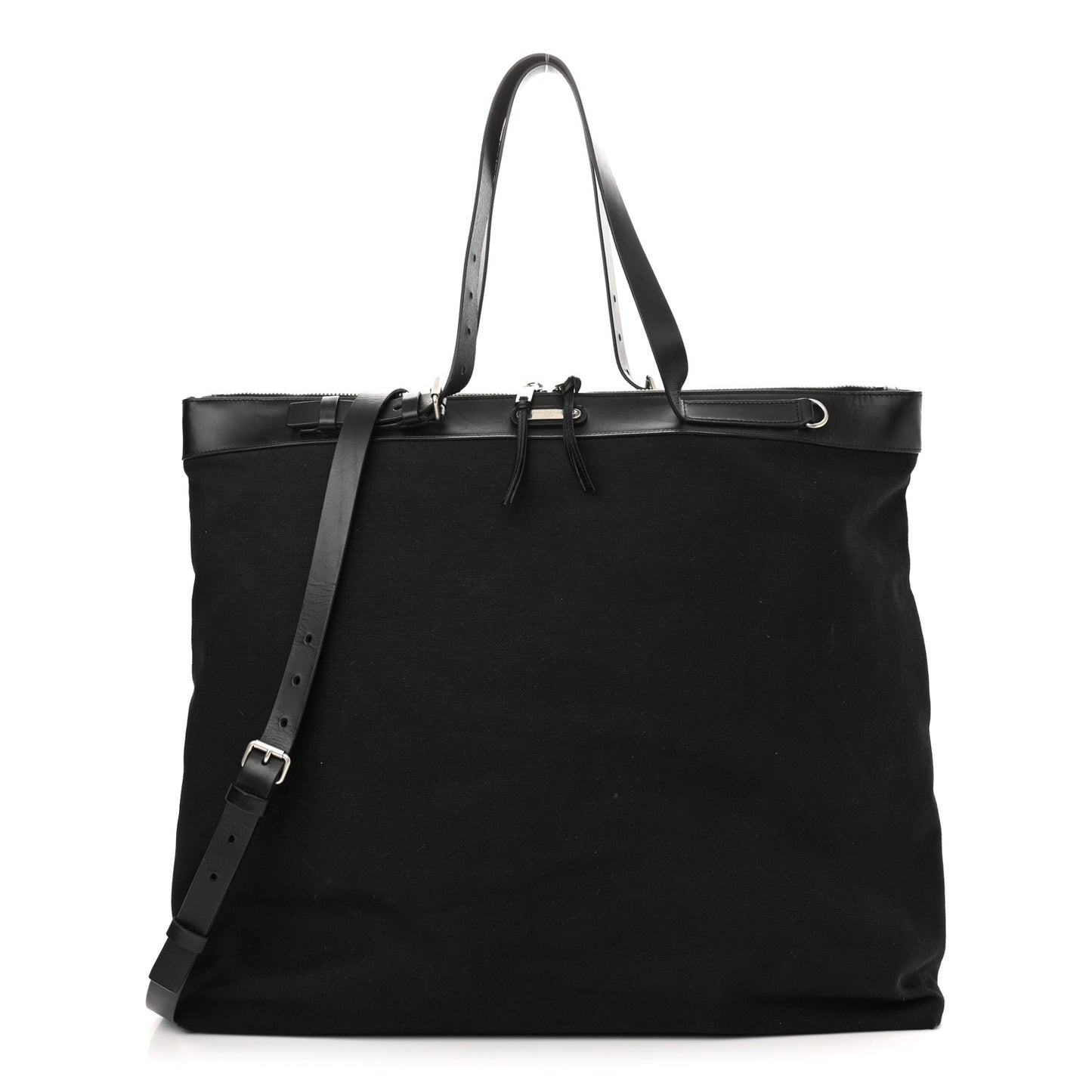 Canvas ID Shopping Bag Black