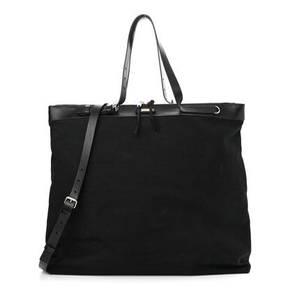 Saint Laurent Canvas ID Shopping Bag Black 1 of 10