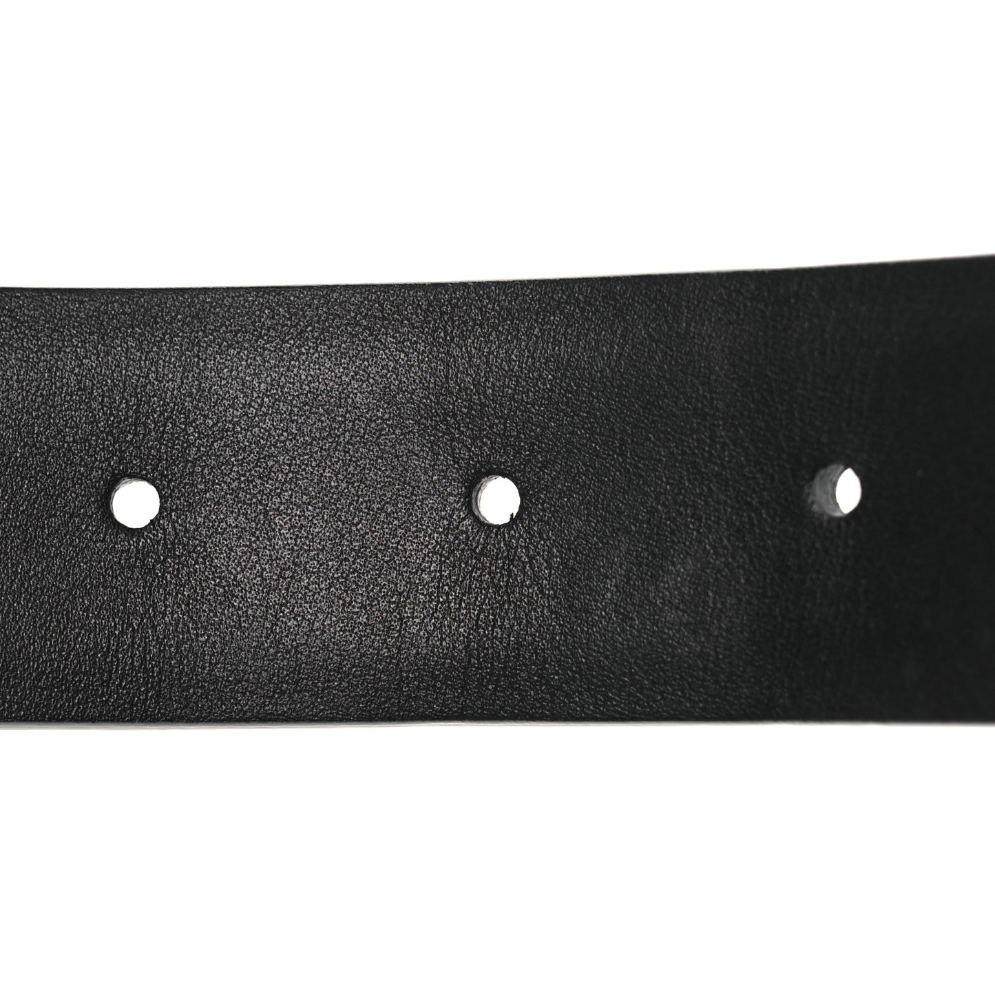 Metallic Calfskin Crystal CC Chain Belt 75 30 Silver