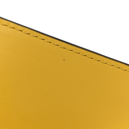 Fendi Vitello Cruise F is Fendi Bi-Color FF 1974 Embossed Envelope Belt Bag Maya Black Sunflower 10 of 12