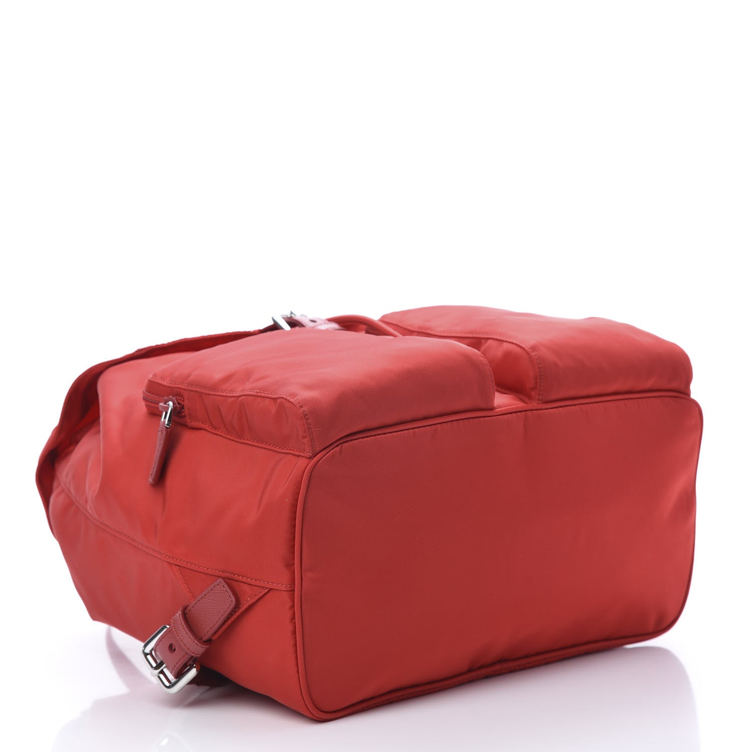 Prada Tessuto Nylon Saffiano Vela Backpack Rosso 3 of 10