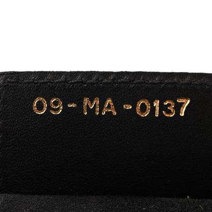 Christian Dior Calfskin D Fence Saddle Bag Black 7 of 15