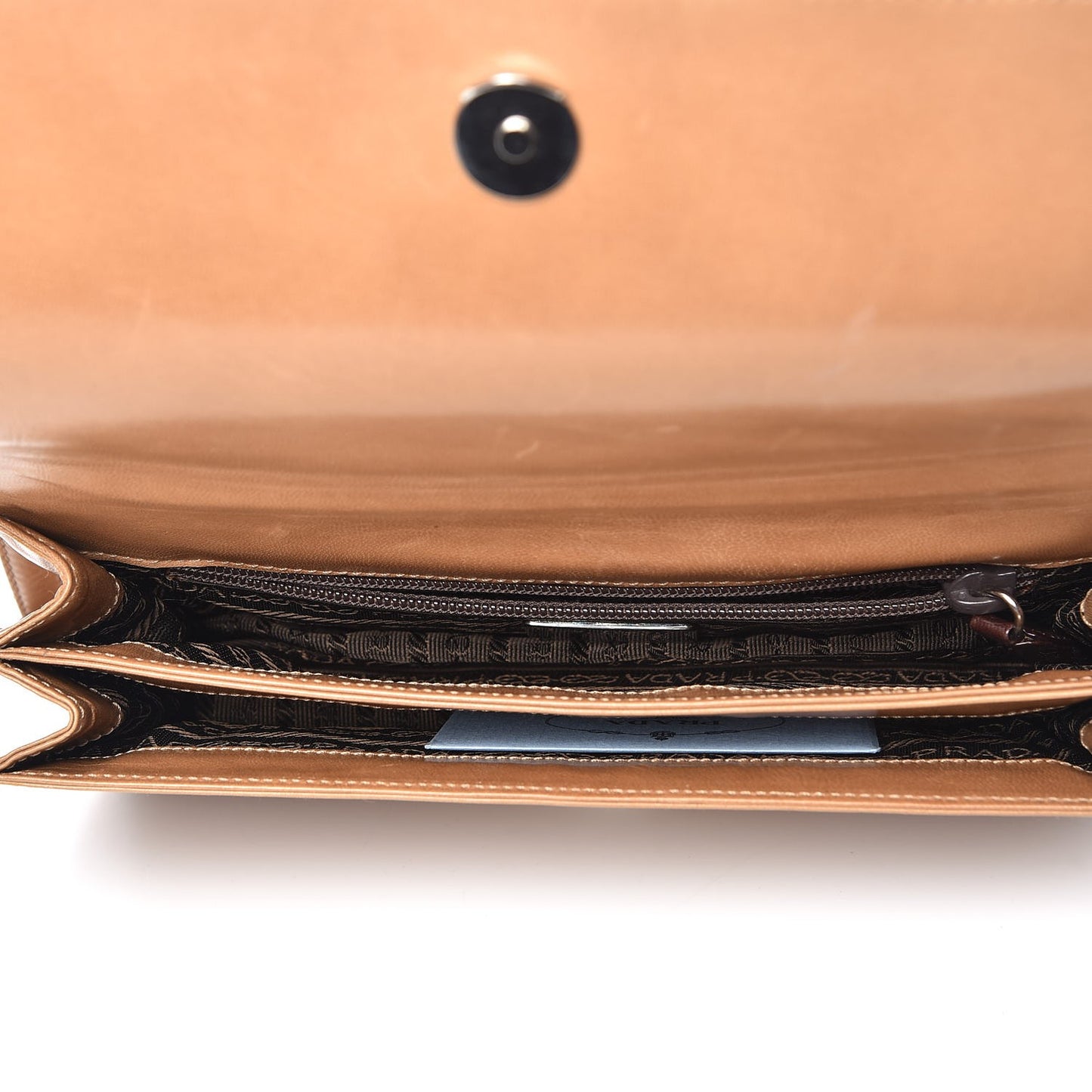 Capretto Tartan Patchwork Shoulder Bag Cammello