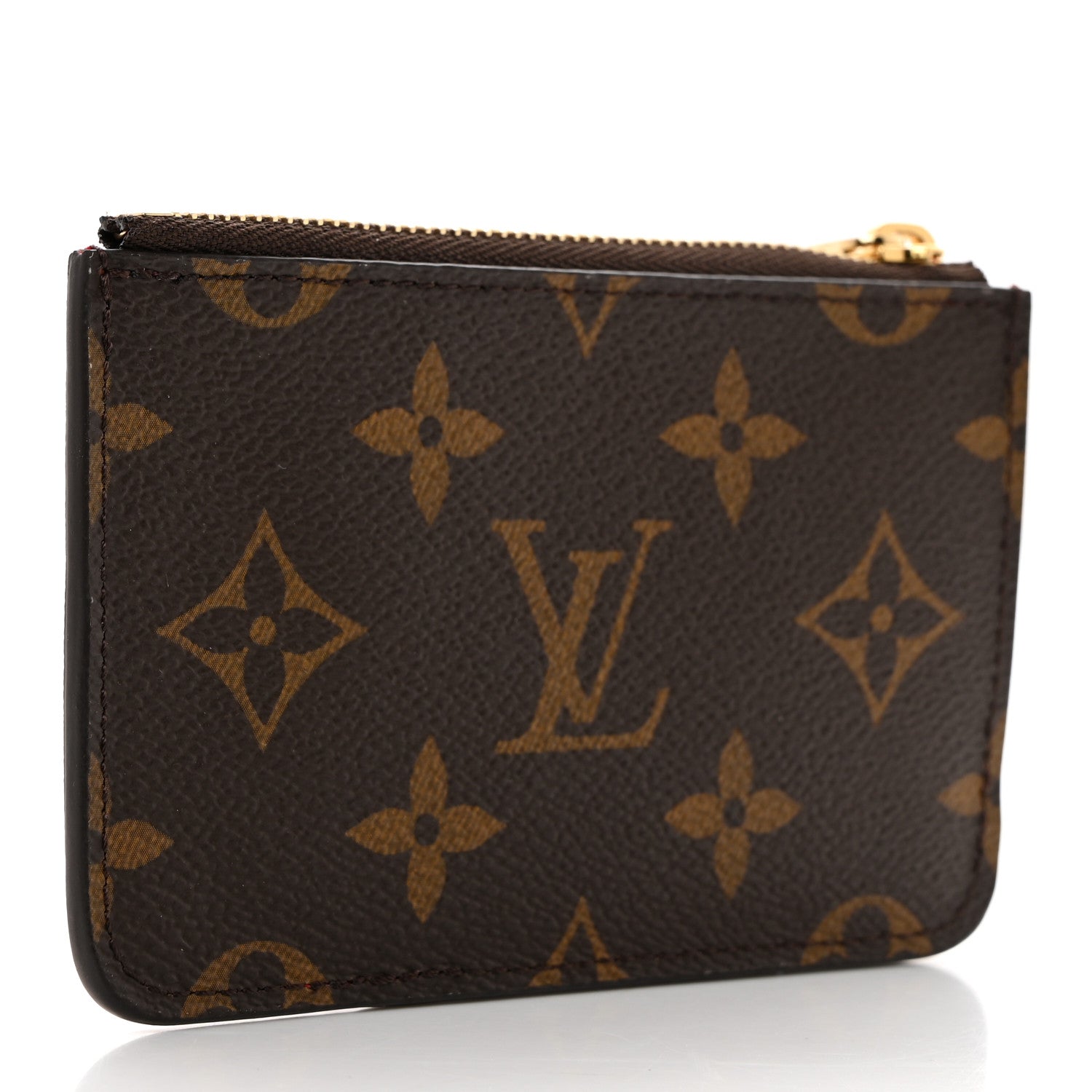 Louis Vuitton Monogram Zipped Romy Card Holder Red 3 of 7