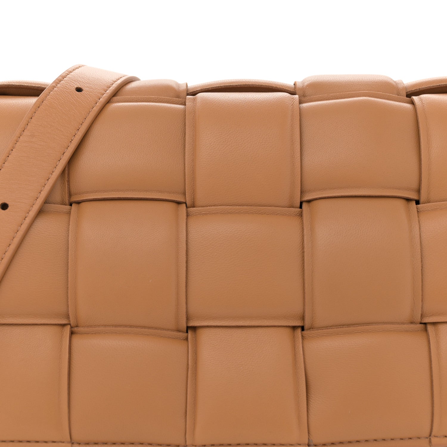 Bottega Veneta Nappa Maxi Intreccio Padded Cassette Crossbody Bag Caramel 8 of 13