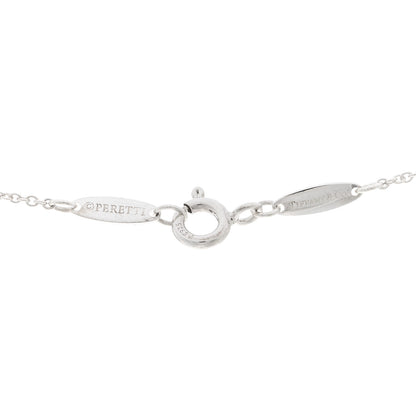 Tiffany Sterling Silver 11mm Elsa Peretti Open Heart Pendant Necklace 4 of 4