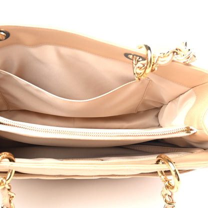 Chanel Caviar Quilted Grand Shopping Tote GST Beige 4 of 4