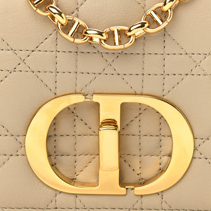 Christian Dior Lambskin Cannage Small Caro Bag Beige 14 of 15