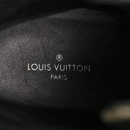 Louis Vuitton Suede Monogram Laureate Platform Desert Boots 39.5 Kaki Black 8 of 9