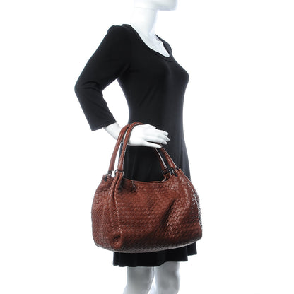Bottega Veneta Nappa Intrecciato Parachute Bag Brique 2 of 6