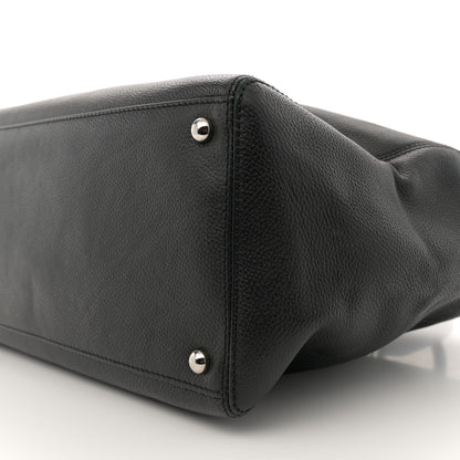 Chanel Calfskin Cerf Executive Shopper Tote Black 11 of 14