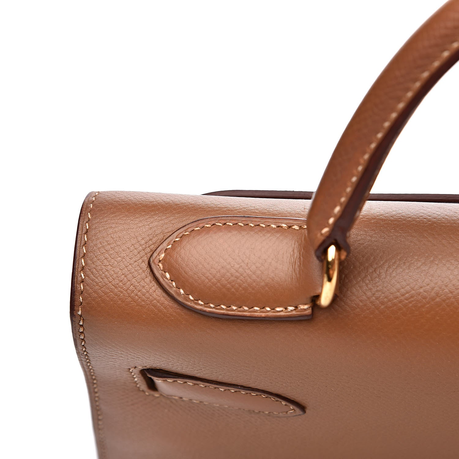 Hermes Courchevel Kelly Sellier 32 Gold 21 of 32