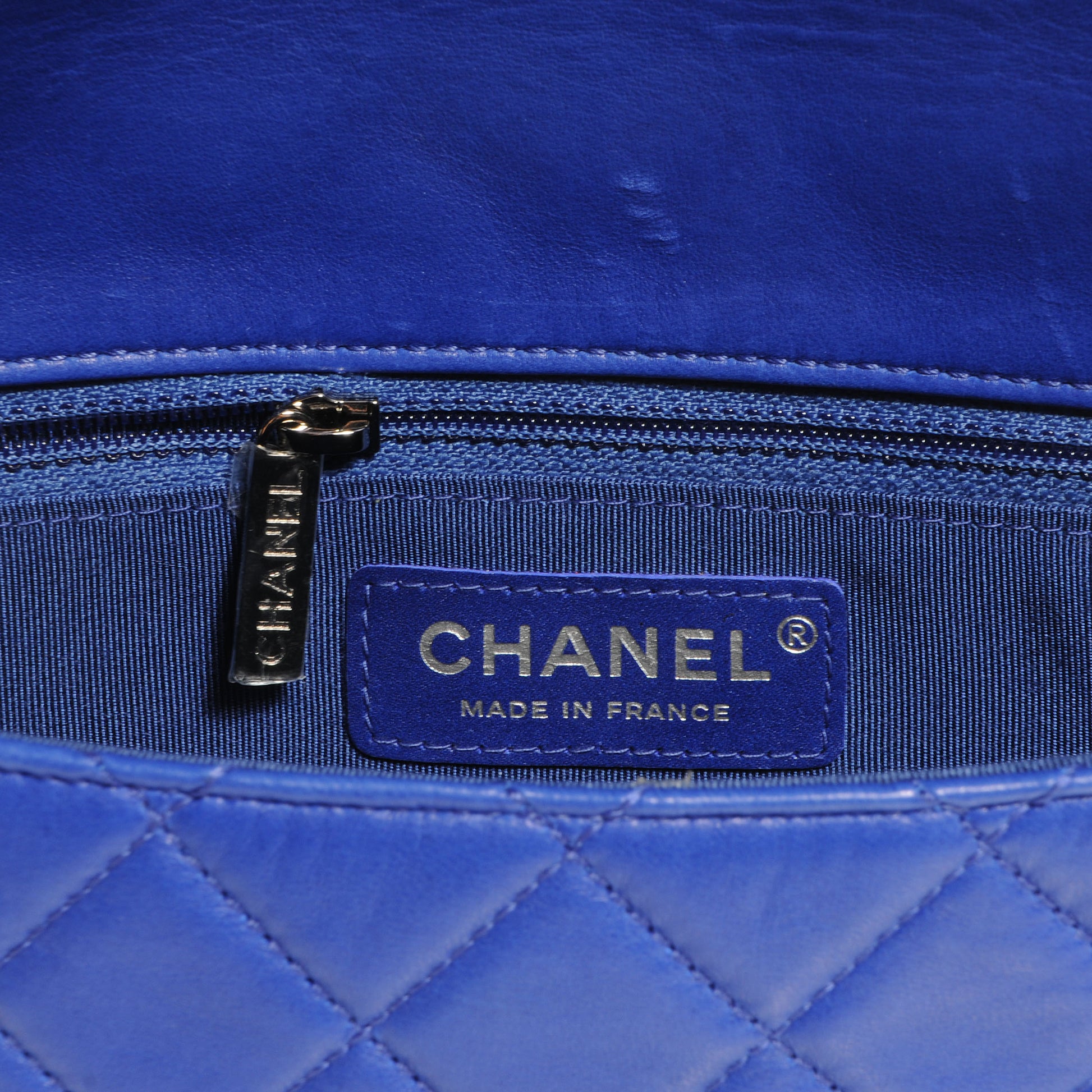 Chanel Quilted Lambskin Small Hula Hoop Flap Dark Blue 6 of 8