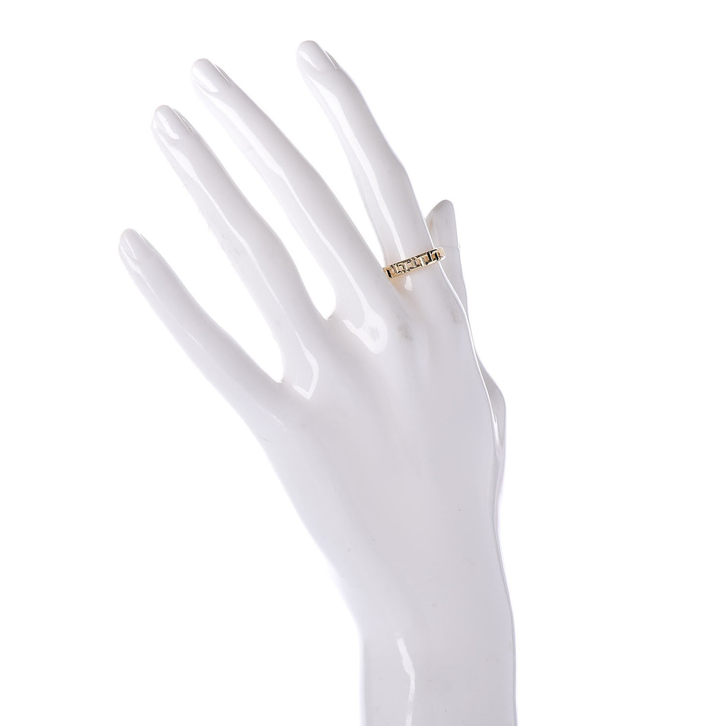18K Yellow Gold T True Narrow Ring 53 6.5