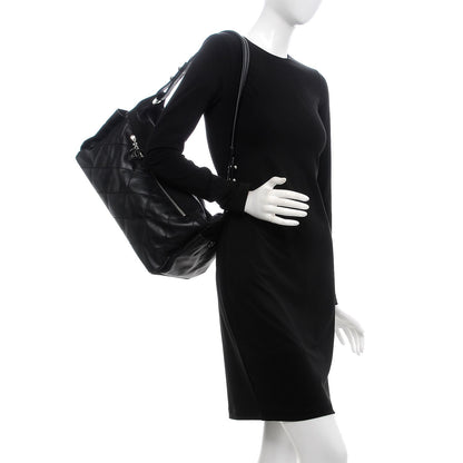 Chanel Coated Canvas Paris Biarritz Hobo Black 2 of 7