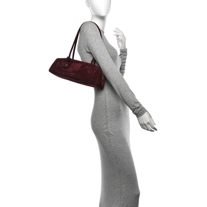 Alaia Suede Goatskin Medium Le Teckel Bag Rouge Grenat 2 of 10