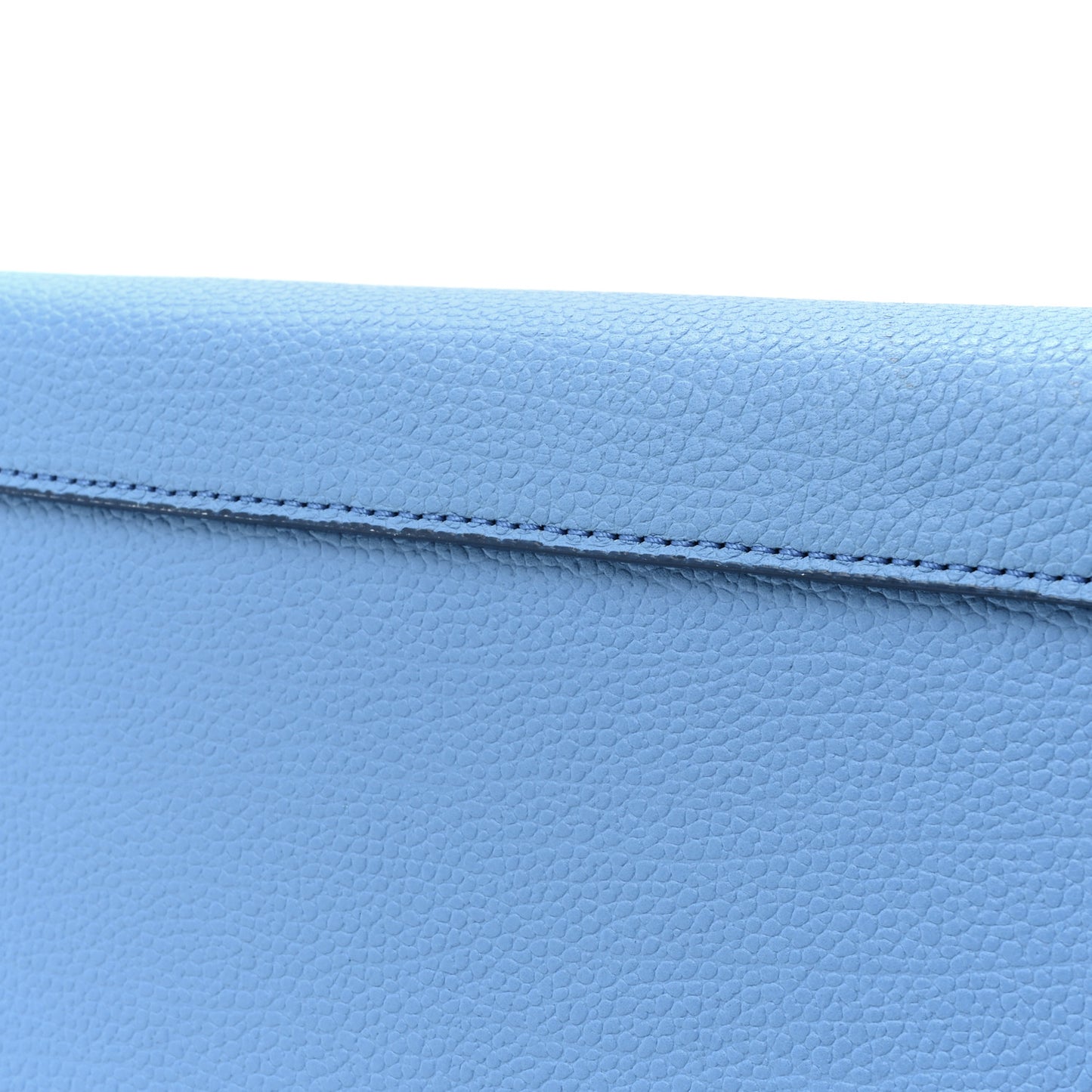 Grained Calfskin Medium Milla Tote Tile Blue