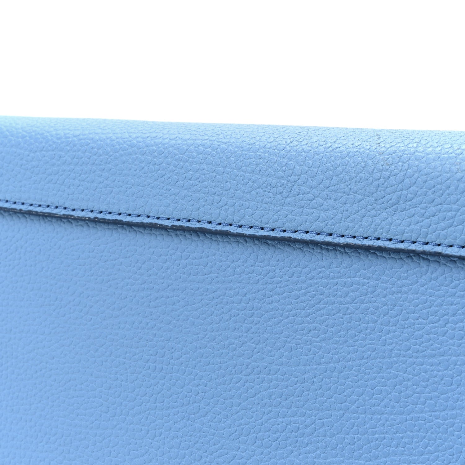 MCM Grained Calfskin Medium Milla Tote Tile Blue 15 of 15