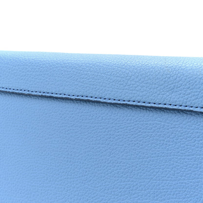 MCM Grained Calfskin Medium Milla Tote Tile Blue 15 of 15