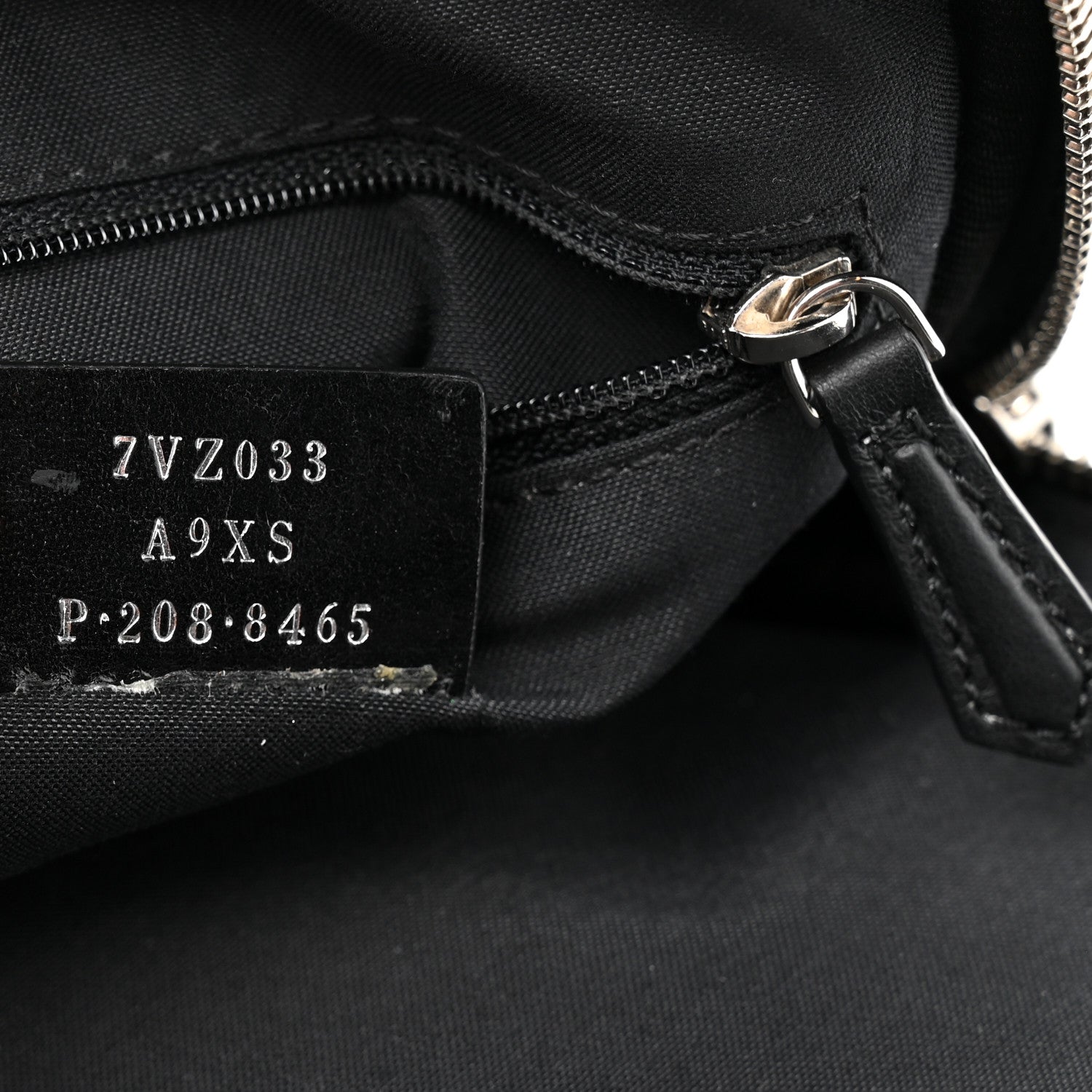 Fendi Glazed Fabric Vitello Liberty FF 1974 Diagonal Sling Bag Tobacco Moresco Black 7 of 10