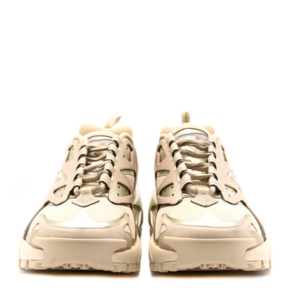 Louis Vuitton Metallic Canvas Mesh Mens LV Runner Tatic Sneakers 9 Beige 2 of 15