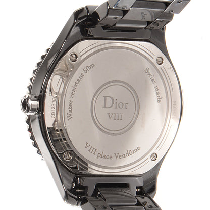 Christian Dior Stainless Steel Ceramic 33mm Dior VIII Quartz Watch Black 4 of 7