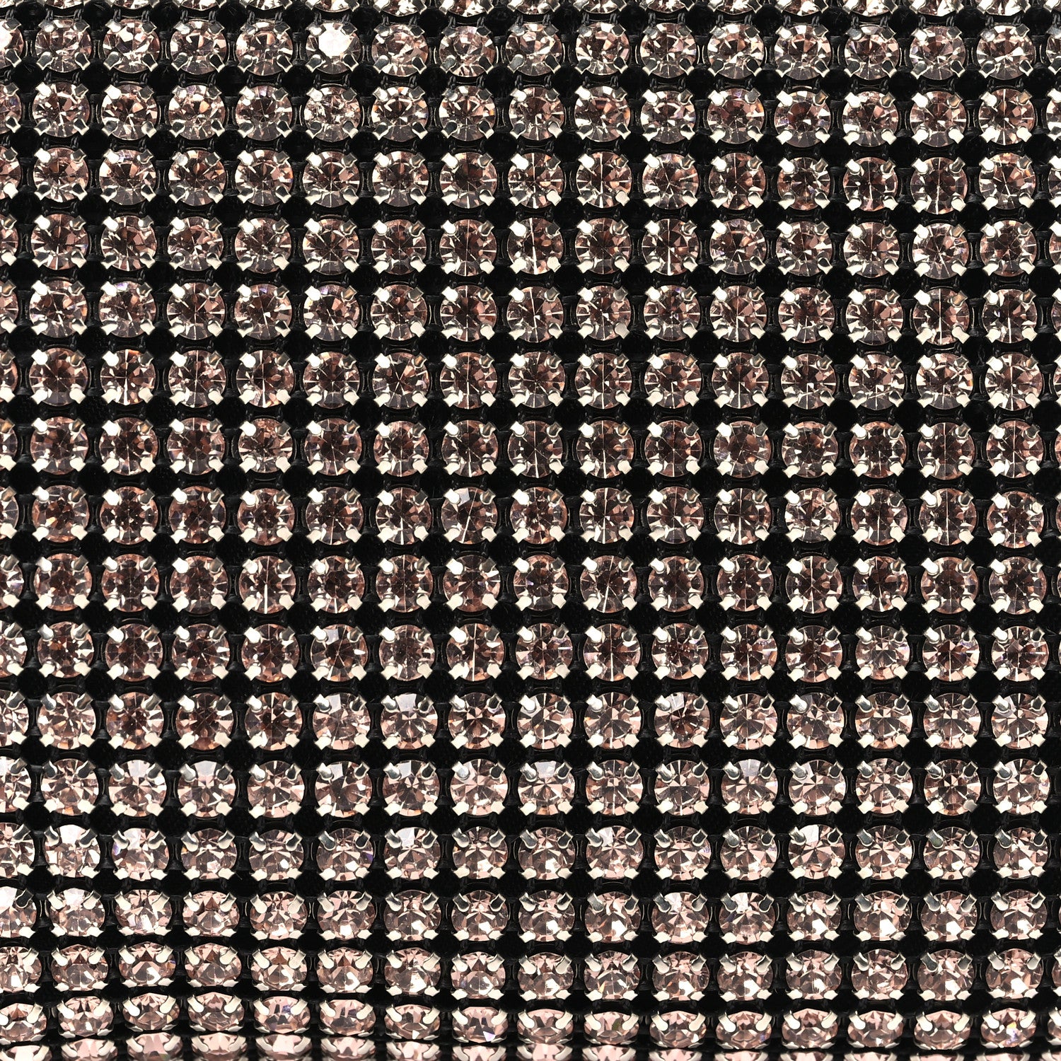 Alexander Wang Mesh Crystal Rhinestone Mini Heiress Pouch Sandstone 7 of 10