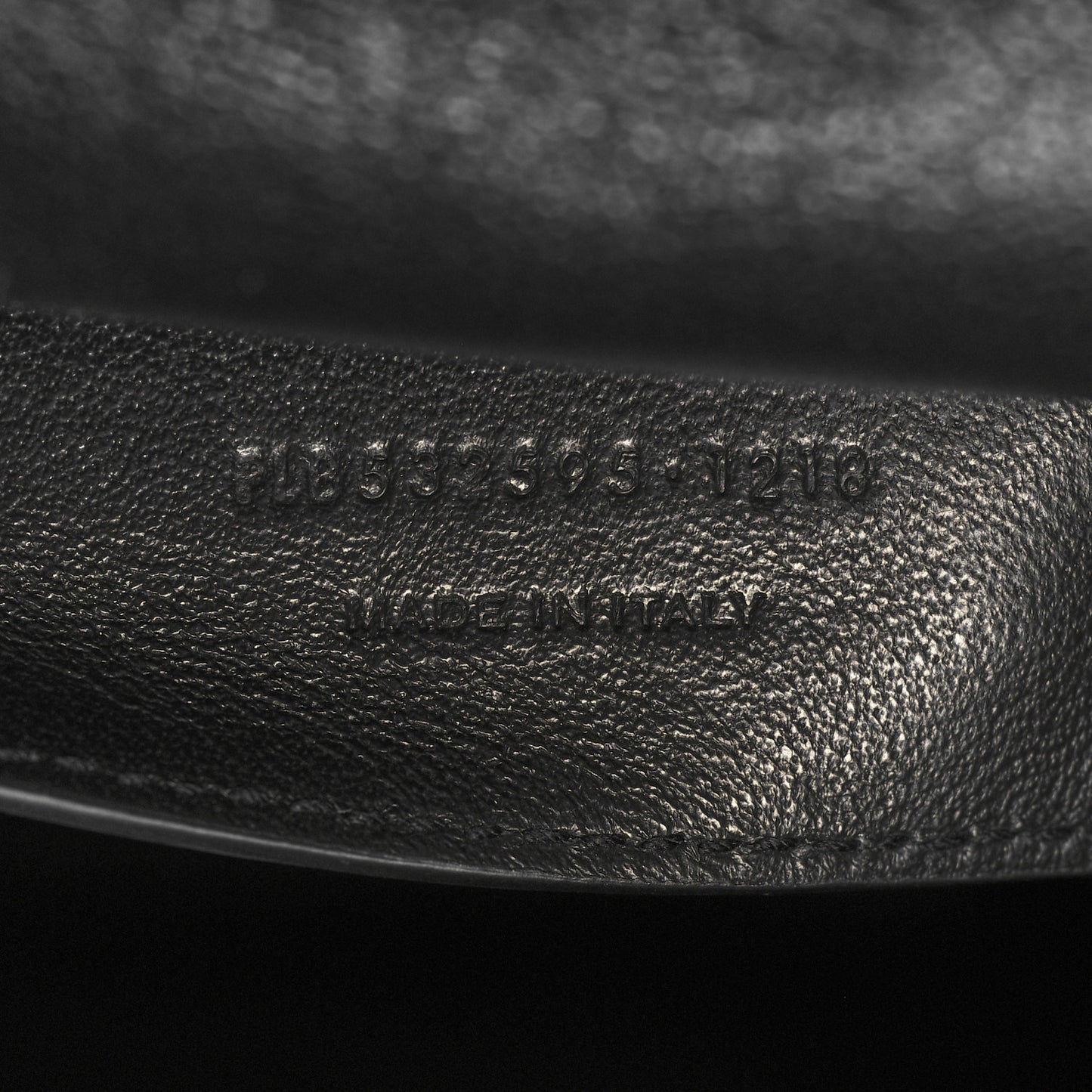 Patent Matelasse Monogram Large Vicky Chain Bag Black