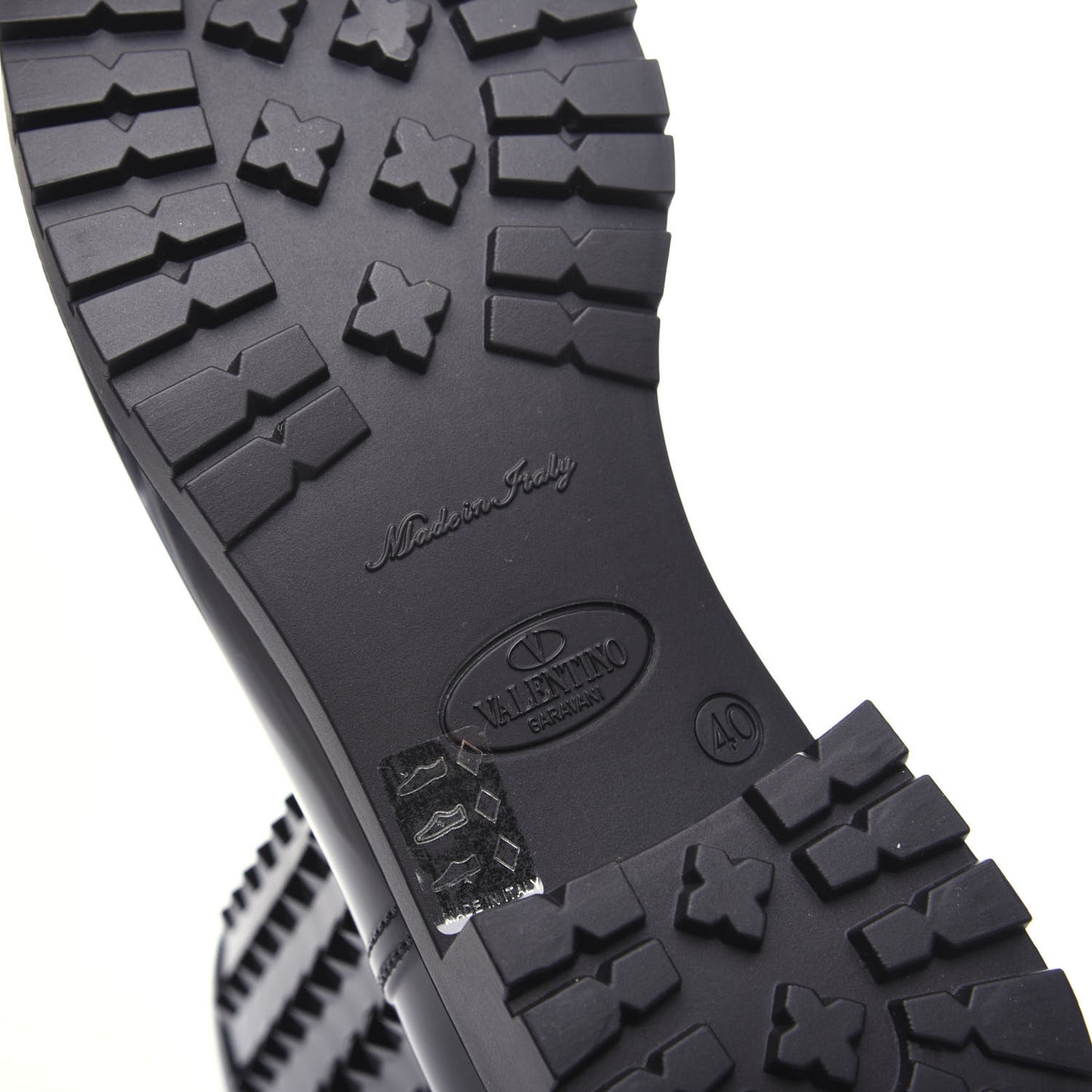 Rubber Rockstud Short Rainboots 40 Black