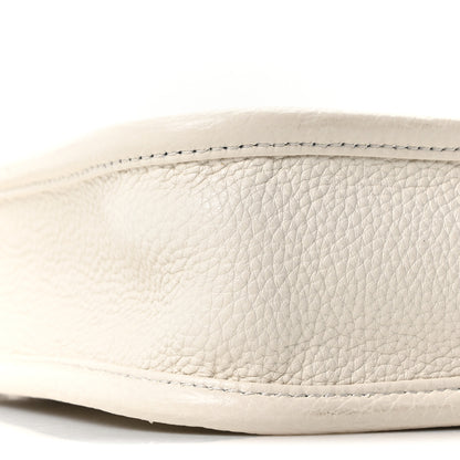 Prada Vitello Daino Soft Mini Hobo Messenger Bag White 9 of 10