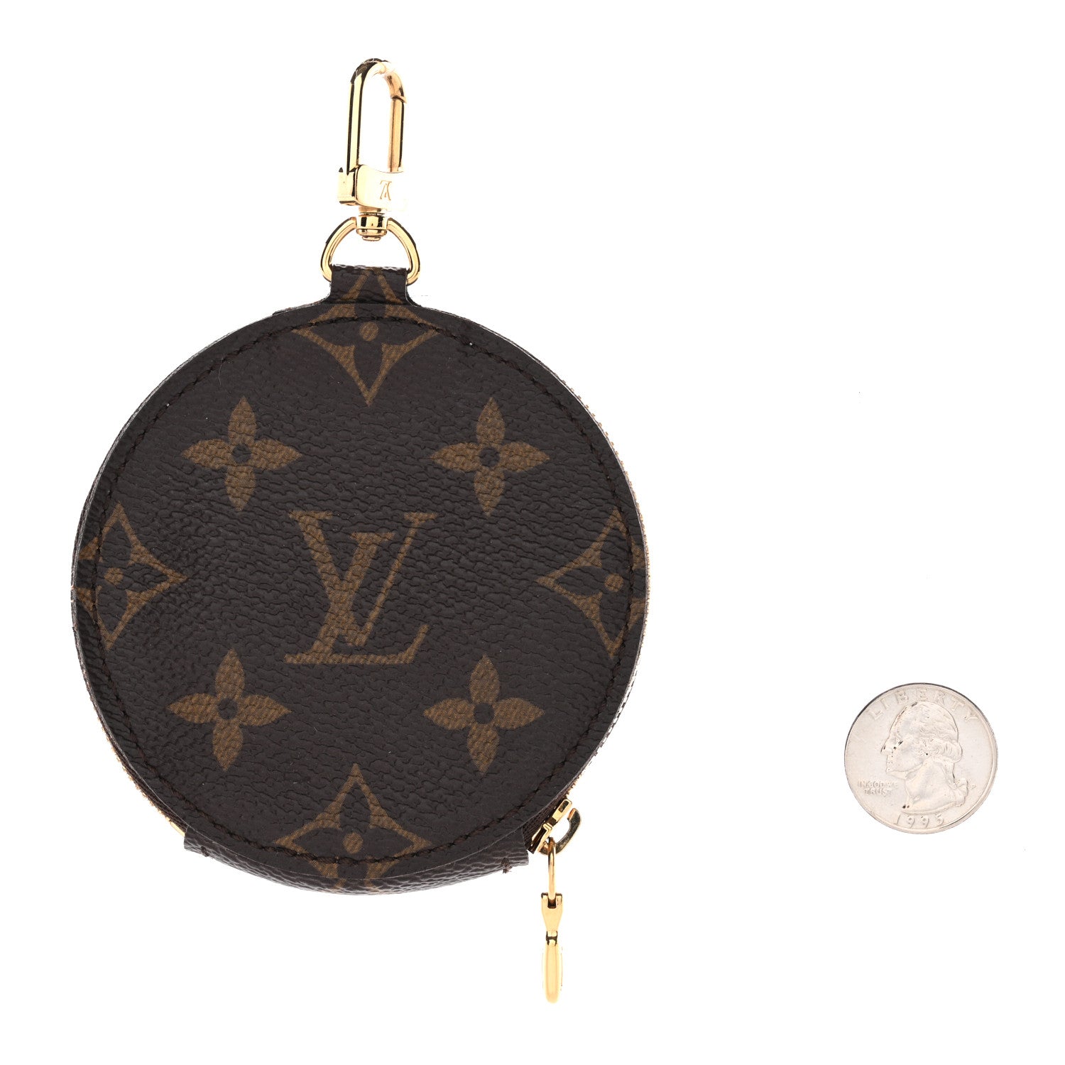 Louis Vuitton Monogram 2021 Christmas Animation Japanese Garden Round Coin Purse Wisteria Pink 2 of 5