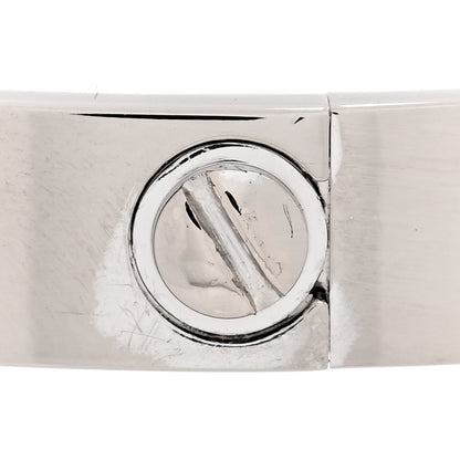 Cartier 18K White Gold LOVE Bracelet 17 5 of 7