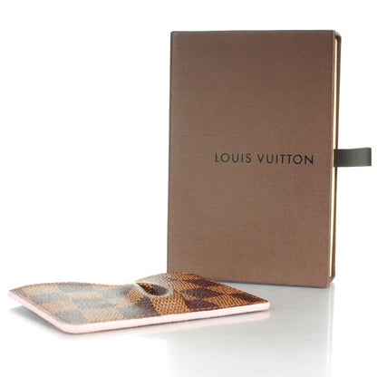 Louis Vuitton Damier Ebene Caissa Card Holder Rose Ballerine 4 of 7