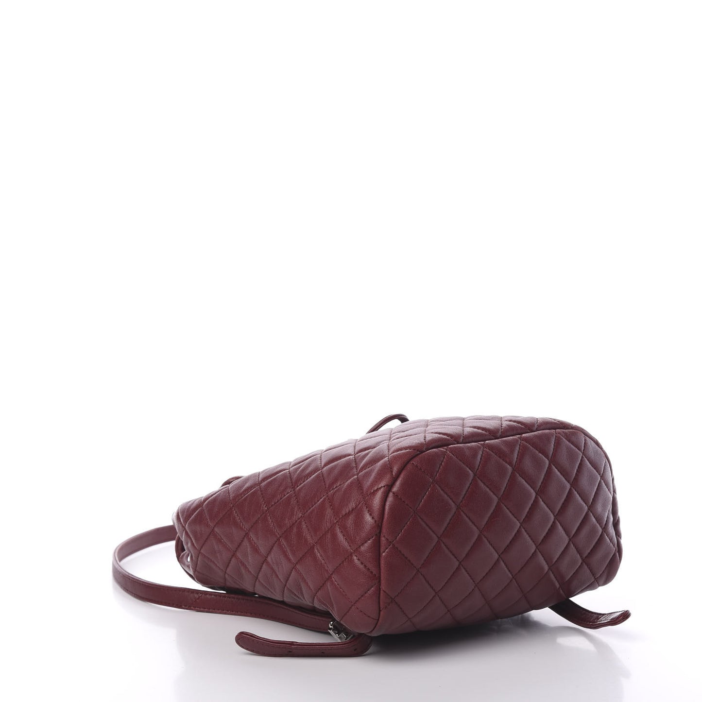 Lambskin Quilted Small Urban Spirit Backpack Red