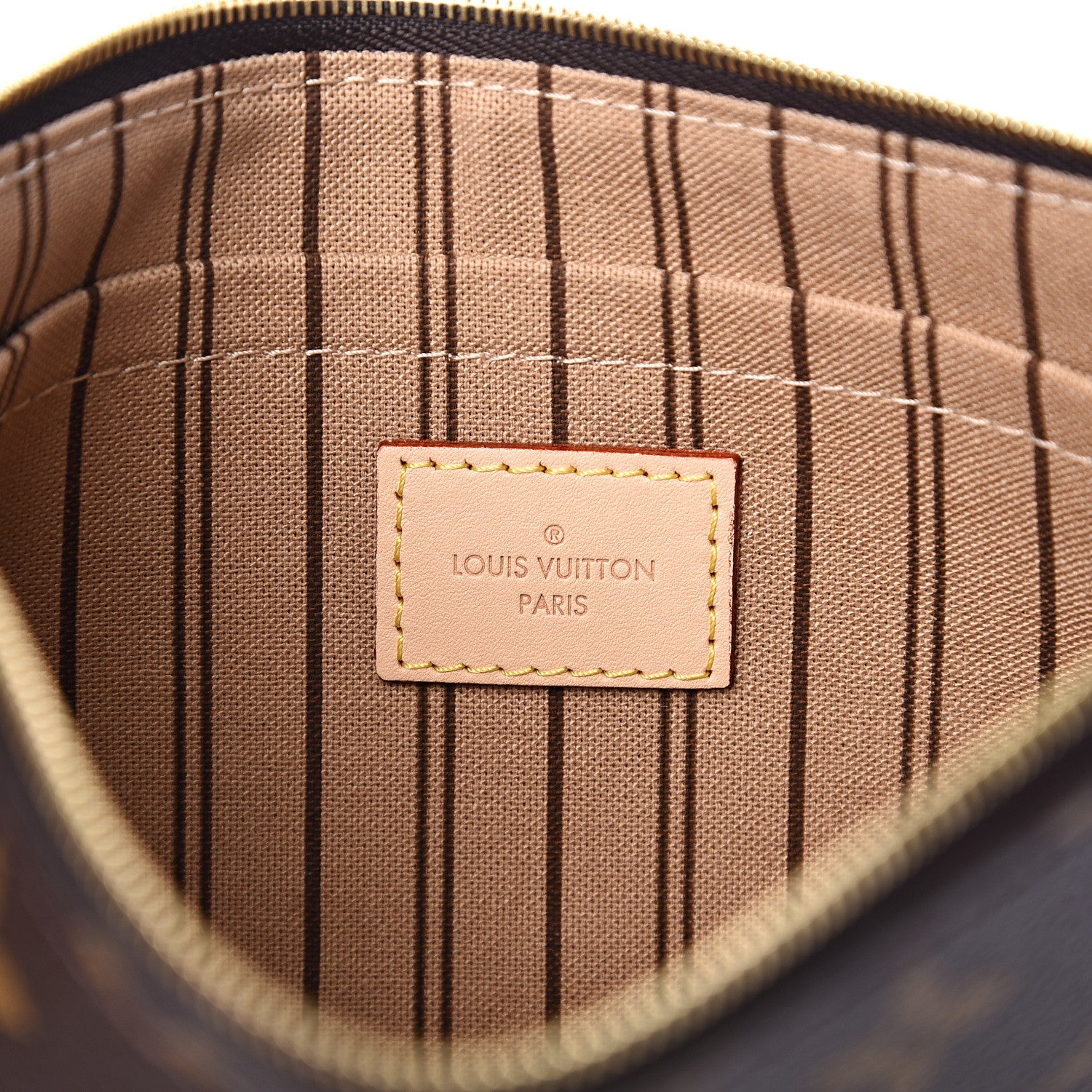 Louis Vuitton Monogram Neverfull MM GM Pochette 5 of 7